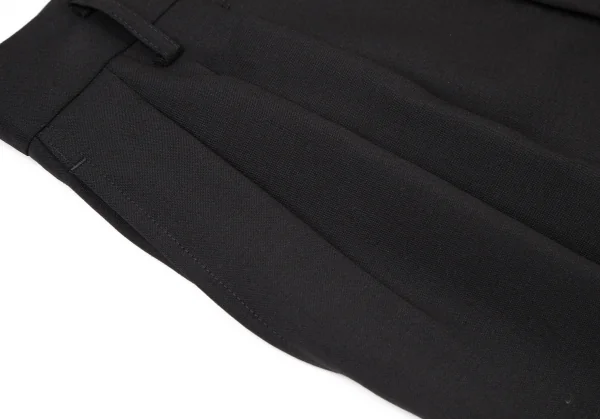 ジュンヤワタナベ コムデギャルソンJUNYA WATANABE COMME des GARCONS モヘア混タックウールテーパードパンツ 黒S K-105310_005