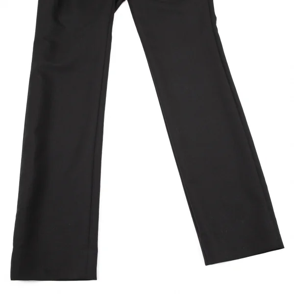 ジュンヤワタナベ コムデギャルソンJUNYA WATANABE COMME des GARCONS モヘア混タックウールテーパードパンツ 黒S K-105310_006