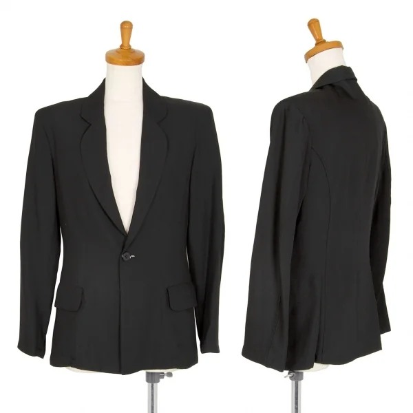 Y's Round Color Jacket Black S-M K-105314_001