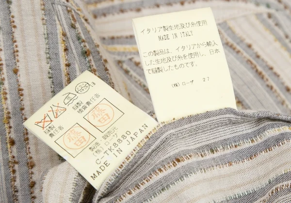 ROMEO GIGLI Stripe Short Sleeve Shirt K-105320_012