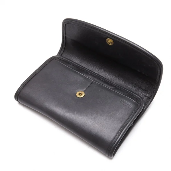 コーチCOACH レザーウォレットショルダーポーチ 黒 K-105324_009