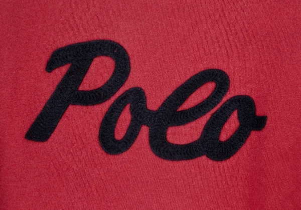 ポロラルフローレンPOLO RALPH LAUREN コットンロゴナンバリングスウェット 赤L K-105335_003