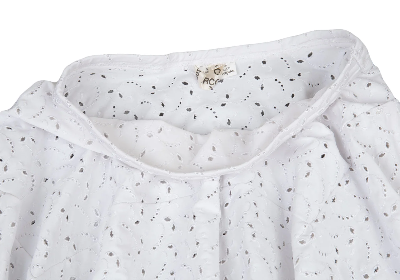 コムデギャルソンCOMME des GARCONS 刺繍デザインストレッチ