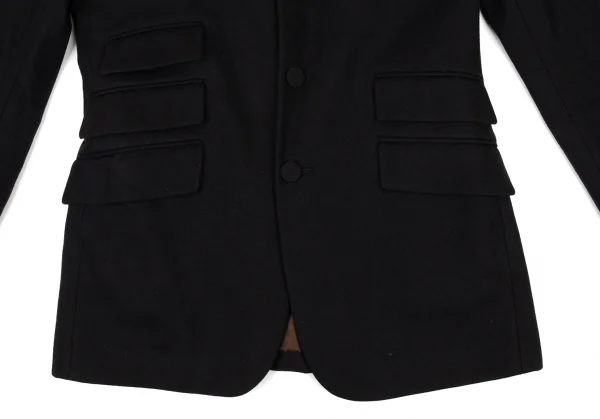 ジャンポールゴルチエ クラシックJean Paul GAULTIER CLASSIQUE トリプルチェンジポケットジャケット 黒50 K-105425_010