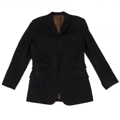 ジャンポールゴルチエ クラシックJean Paul GAULTIER CLASSIQUE トリプルチェンジポケットジャケット 黒