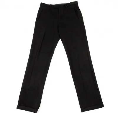 ジャンポールゴルチエ クラシックJean Paul GAULTIER CLASSIQUE ウールトラウザーパンツ 黒