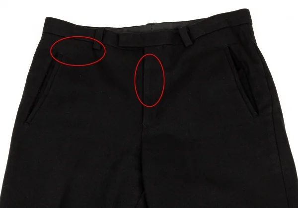 ジャンポールゴルチエ クラシックJean Paul GAULTIER CLASSIQUE ウールトラウザーパンツ 黒50 K-105426_002