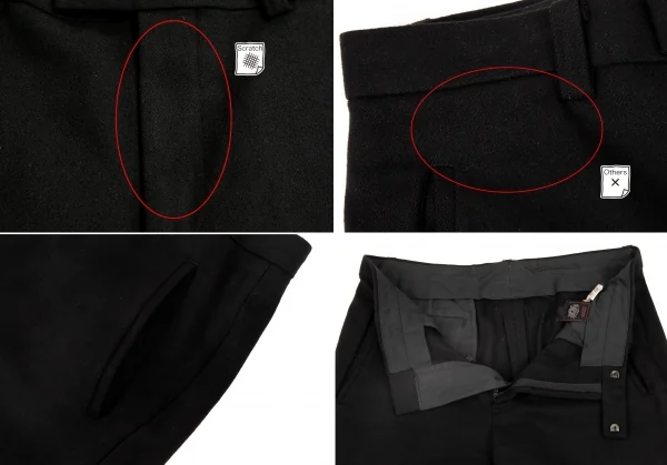ジャンポールゴルチエ クラシックJean Paul GAULTIER CLASSIQUE トリプルチェンジポケットセットアップスーツ 黒50 K-105427_015