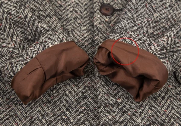 Jean Paul GAULTIER CLASSIQUE Herringbone Tweed Coat K-105429_010