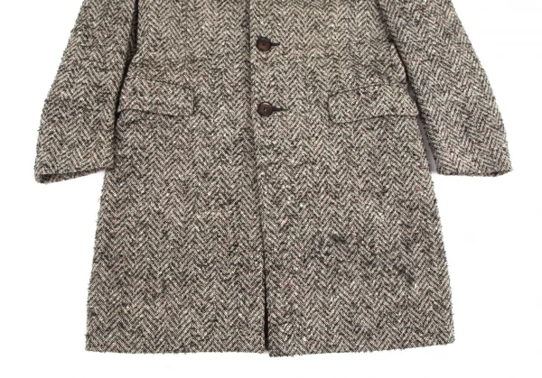Jean Paul GAULTIER CLASSIQUE Herringbone Tweed Coat K-105429_012