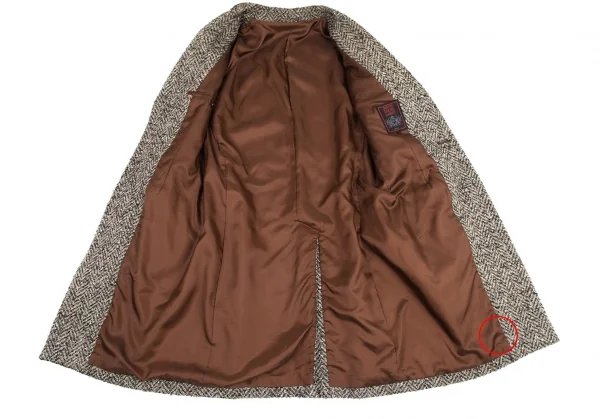 Jean Paul GAULTIER CLASSIQUE Herringbone Tweed Coat K-105429_014