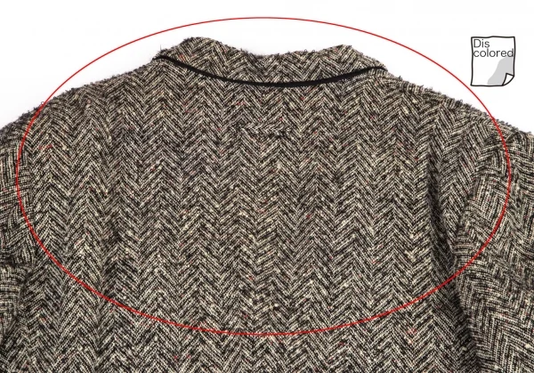 Jean Paul GAULTIER CLASSIQUE Herringbone Tweed Coat K-105429_017