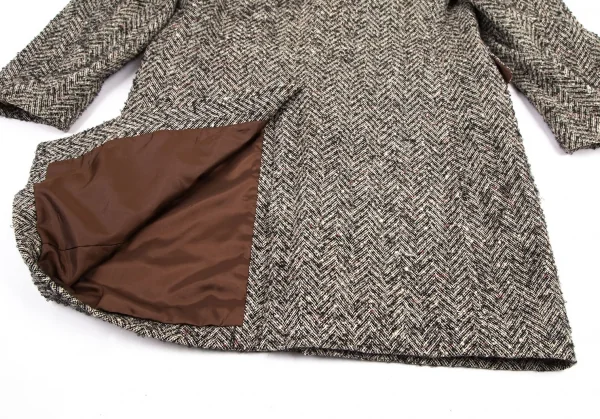 Jean Paul GAULTIER CLASSIQUE Herringbone Tweed Coat K-105429_018