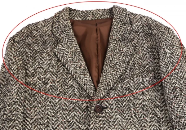 Jean Paul GAULTIER CLASSIQUE Herringbone Tweed Coat K-105429_002