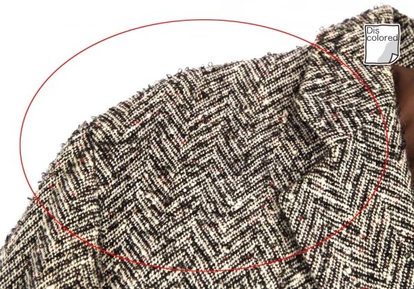 Jean Paul GAULTIER CLASSIQUE Herringbone Tweed Coat K-105429_004