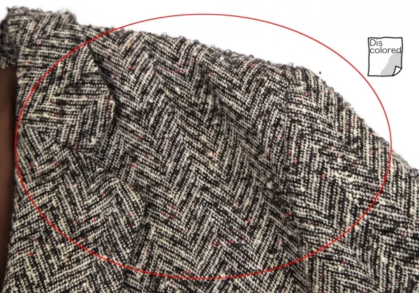 Jean Paul GAULTIER CLASSIQUE Herringbone Tweed Coat K-105429_005