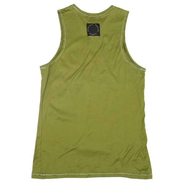 ジャンポールゴルチエ オムJean Paul GAULTIER HOMME ネックドローコードタンクトップ 緑M K-105434_011
