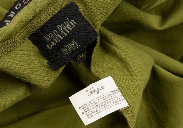 ジャンポールゴルチエ オムJean Paul GAULTIER HOMME ネックドローコードタンクトップ 緑M K-105434_018