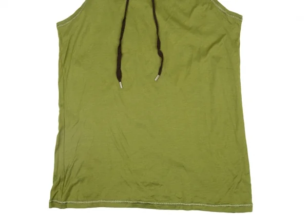 ジャンポールゴルチエ オムJean Paul GAULTIER HOMME ネックドローコードタンクトップ 緑M K-105434_009