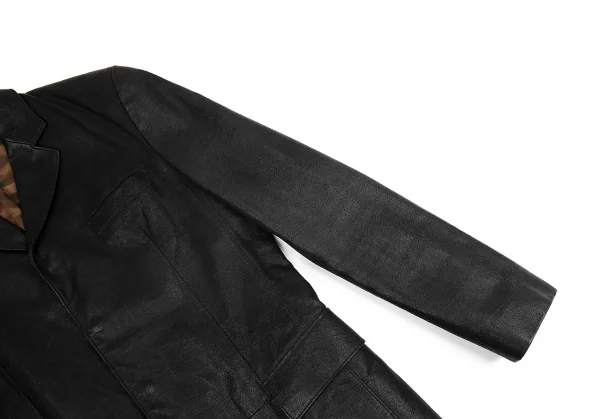 Jean-Paul GAULTIER HOMME Crack Leather Jacket K-105440_003