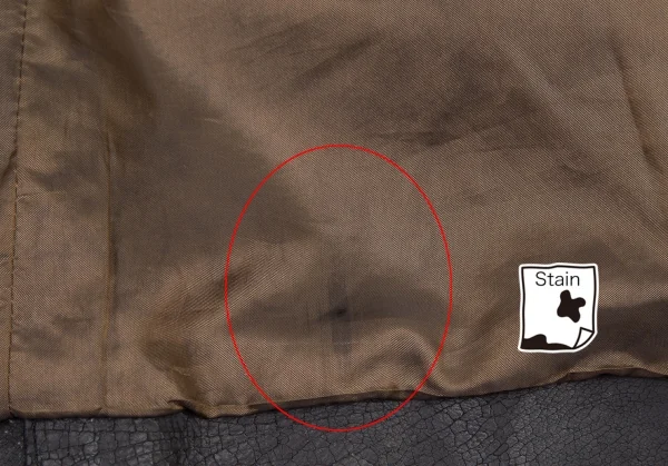 Jean-Paul GAULTIER HOMME Crack Leather Jacket K-105440_015