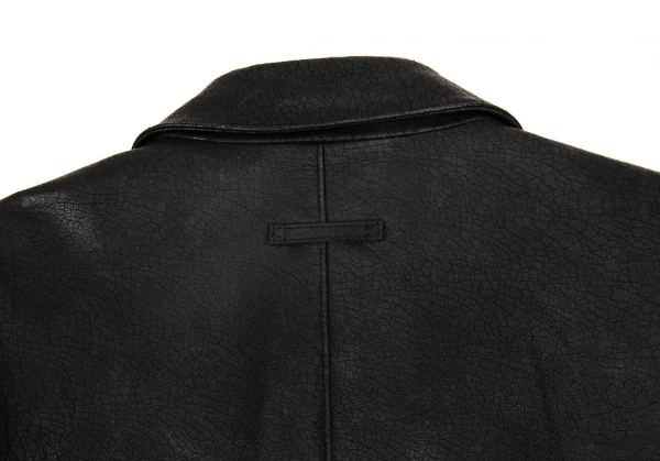Jean-Paul GAULTIER HOMME Crack Leather Jacket K-105440_018