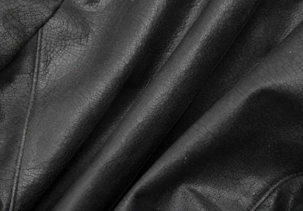 Jean-Paul GAULTIER HOMME Crack Leather Jacket K-105440_019