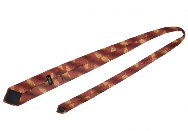 Jean-Paul GAULTIER HOMME Feather Jacquard Silk Tie K-105462_006