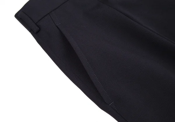 コムデギャルソンCOMME des GARCONSウールギャバタックテーパードパンツ 紺M K-105496_003