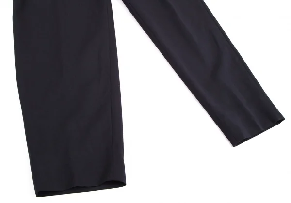 コムデギャルソンCOMME des GARCONSウールギャバタックテーパードパンツ 紺M K-105496_005
