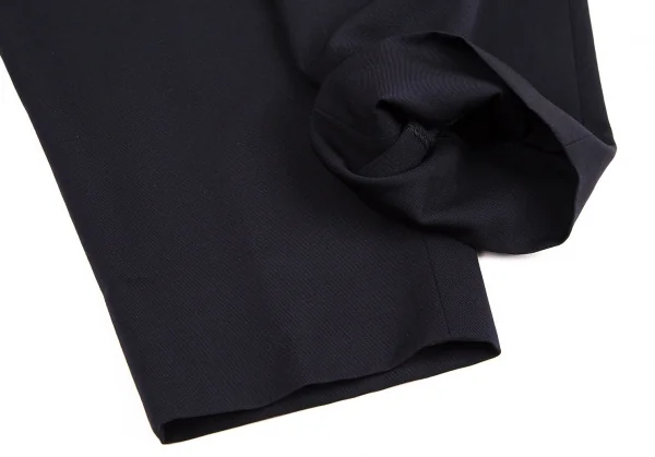 コムデギャルソンCOMME des GARCONSウールギャバタックテーパードパンツ 紺M K-105496_006