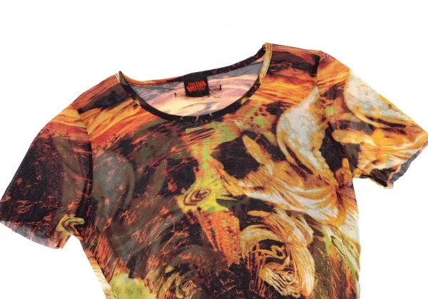 ジャンポールゴルチエJean Paul GAULTIER グラフィックプリントパワーネットTシャツ マルチ40 K-105511_003