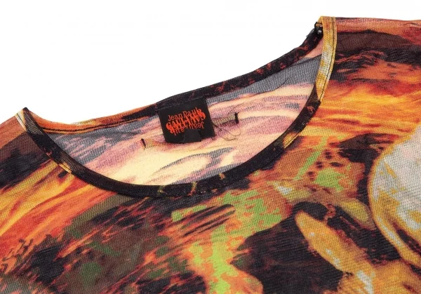 ジャンポールゴルチエJean Paul GAULTIER グラフィックプリントパワーネットTシャツ マルチ40 K-105511_004