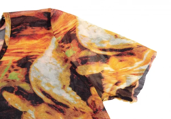 ジャンポールゴルチエJean Paul GAULTIER グラフィックプリントパワーネットTシャツ マルチ40 K-105511_005