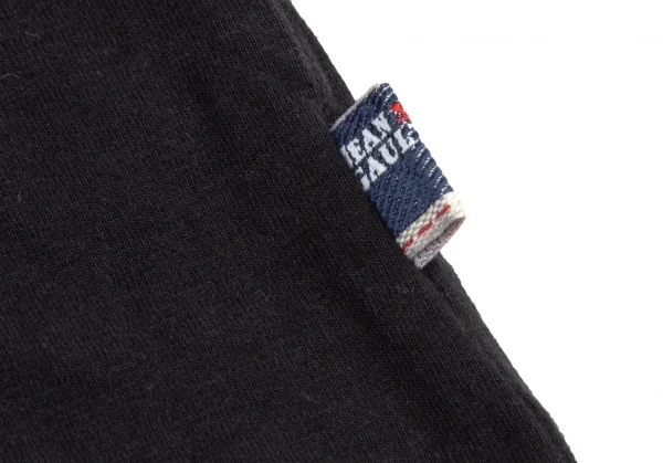 ジーンズポールゴルチエJean's Paul GAULTIER グラフィックプリント刺繍ストレッチカットソー 黒S K-105518_010