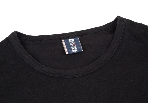 ジーンズポールゴルチエJean's Paul GAULTIER グラフィックプリント刺繍ストレッチカットソー 黒S K-105518_004