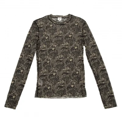 ジャンポールゴルチエ オムJean Paul GAULTIER HOMME ジャングルプリントパワーネットカットソー