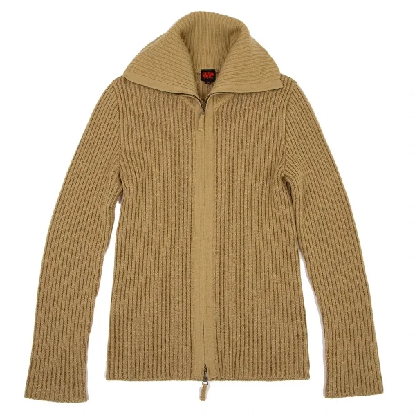 ジャンポールゴルチエJean Paul GAULTIER ハイネックドライバーズニット モカ48 K-105525_001