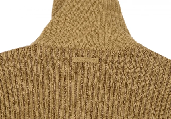 ジャンポールゴルチエJean Paul GAULTIER ハイネックドライバーズニット モカ48 K-105525_011