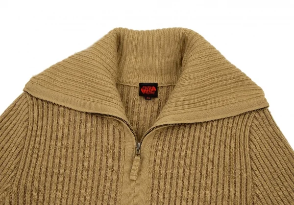 ジャンポールゴルチエJean Paul GAULTIER ハイネックドライバーズニット モカ48 K-105525_002