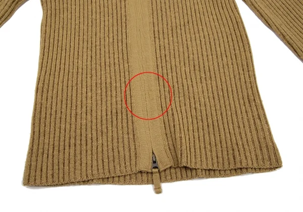 ジャンポールゴルチエJean Paul GAULTIER ハイネックドライバーズニット モカ48 K-105525_006