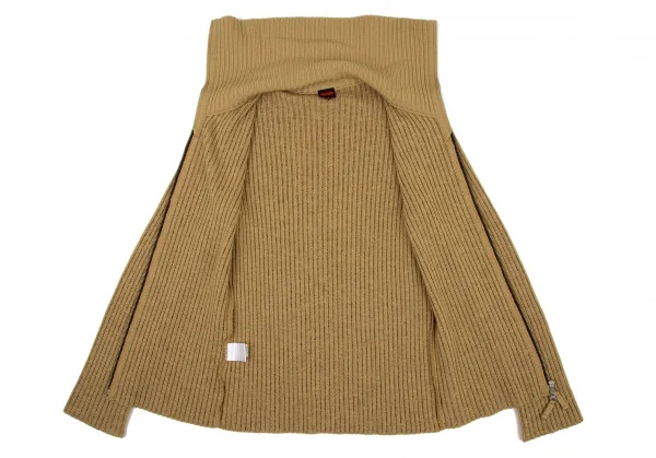 ジャンポールゴルチエJean Paul GAULTIER ハイネックドライバーズニット モカ48 K-105525_009