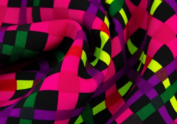 イヴサンローランYves Saint Laurent ポリバイアスチェックセットアップ マルチM K-105539_019