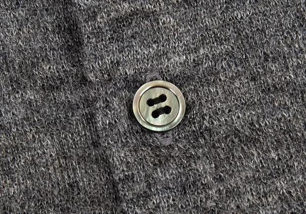新品!トリコ コムデギャルソン トリコスペシャルtricot COMME des GARCONStricot Special バックボタンレース装飾アンゴラニット グレー白M K-105564_011