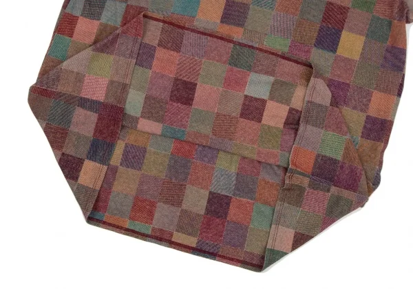 ヨーガンレールJURGEN LEHL ブロックチェックハイネックTシャツ マルチM K-105570_006