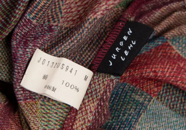 ヨーガンレールJURGEN LEHL ブロックチェックスカート マルチM K-105571_011