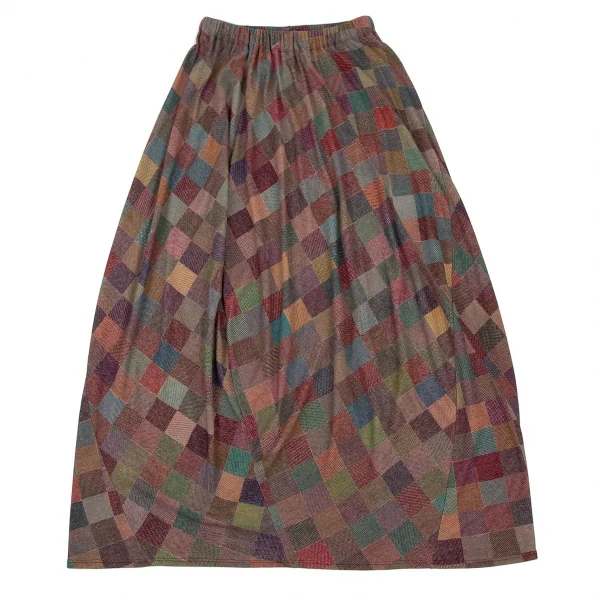 ヨーガンレールJURGEN LEHL ブロックチェックスカート マルチM K-105571_002