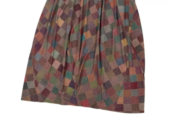 ヨーガンレールJURGEN LEHL ブロックチェックスカート マルチM K-105571_005