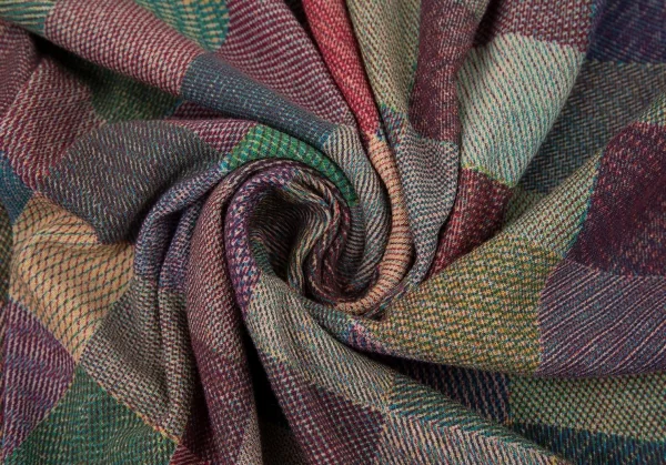 ヨーガンレールJURGEN LEHL ブロックチェックハイネックTシャツセットアップ マルチM K-105572_018