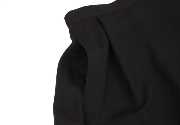 イッセイミヤケペルマネンテISSEY MIYAKE PERMANENTE ウールギャバタックデザインスカート 黒L K-105585_006